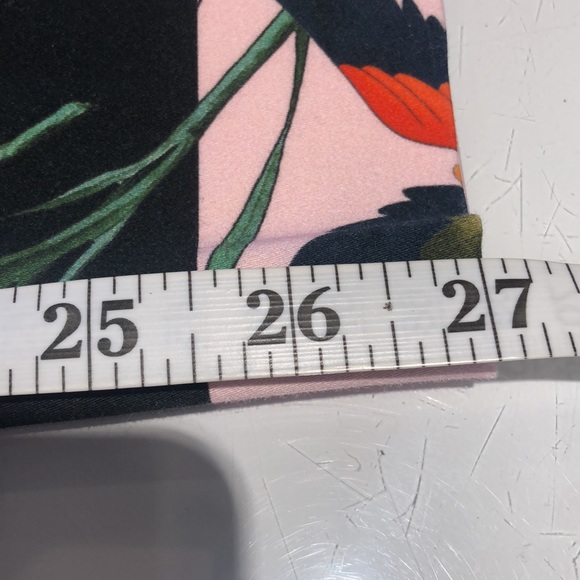 Tropical Print Cropped Cambio Cotton Pant - Picture 9 of 9